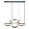 Globo BLASIUS Lampadario a sospensione LED Nero, 1-Luce, Telecomando