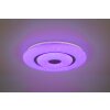 Reality Rana Plafoniera LED Nero, Bianco, 1-Luce, Telecomando, Cambia colore