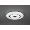 Reality Rana Plafoniera LED Nero, Bianco, 1-Luce, Telecomando, Cambia colore