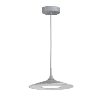 SCHÖNER-WOHNEN-Kollektion Slim Lampada a Sospensione LED Grigio, 1-Luce