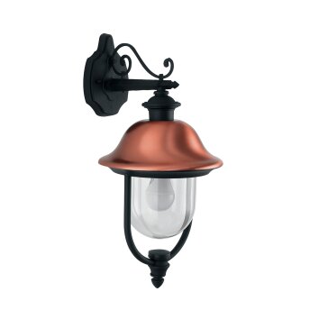 Lutec Venezia Applique da esterno Antracite, Ramato, 1-Luce