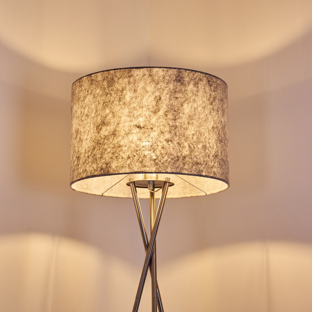 Rayong Lampada da terra Nichel opaco, 1-Luce