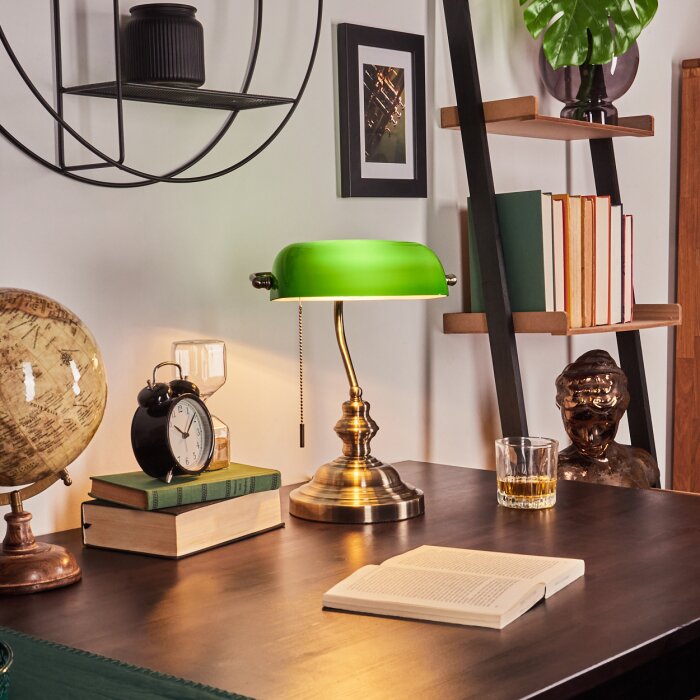 Vetro di ricambio paralume per applique abat-jour e lampadari in ottone VERDE