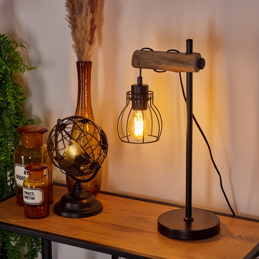 Gondo Lampada da tavolo Écru, Nero, 1-Luce main product photo