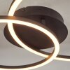 Korca Plafoniera LED Nero, 1-Luce