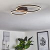 Korca Plafoniera LED Nero, 1-Luce