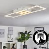 Vaseux Plafoniera LED Bianco, 1-Luce