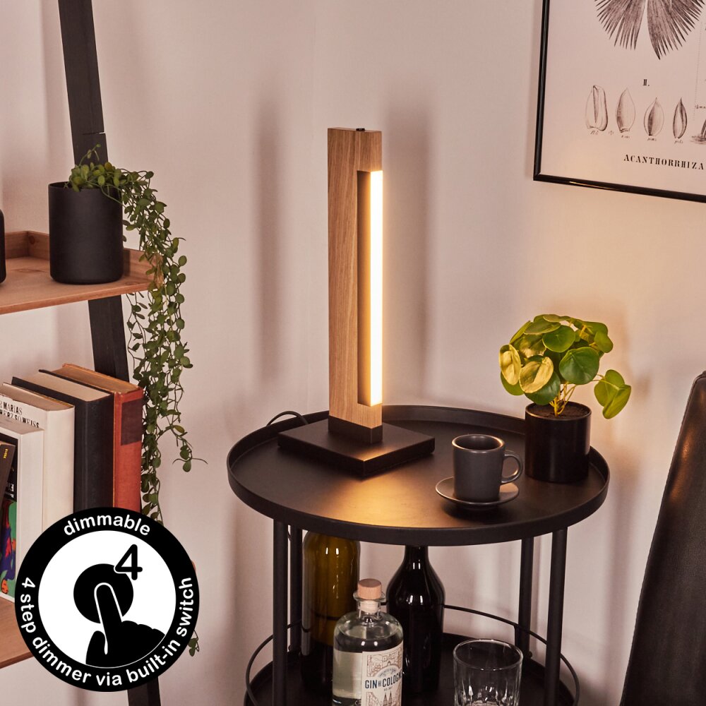 Inzino Lampada da tavolo LED Écru, Nero, 1-Luce main product photo