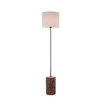 Leuchten-Direkt BARK Lampada da terra Écru, Nero, 1-Luce