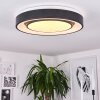 Page Plafoniera LED Nero, Bianco, 2-Luci, Telecomando, Cambia colore