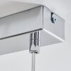 Chiedent Lampada a Sospensione Cromo, 3-Luci