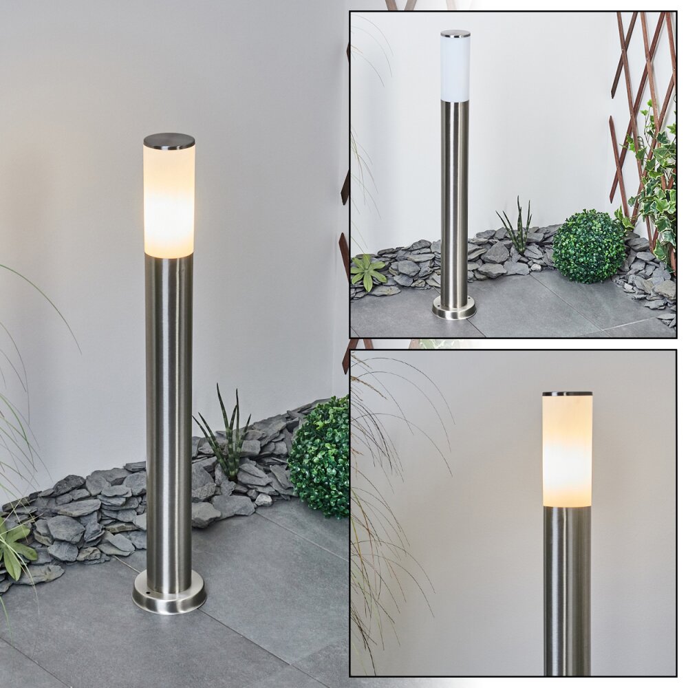 Caserta Lampioncino Segnapasso Nichel opaco, Bianco, 1-Luce main product photo