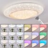 Cresta Plafoniera LED Bianco, 2-Luci, Cambia colore