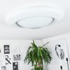 Cresta Plafoniera LED Bianco, 2-Luci, Cambia colore