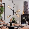 Gryon Lampadario a sospensione Ottone, Nero, 4-Luci