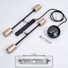 Gryon Lampadario a sospensione Ottone, Nero, 4-Luci