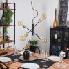 Gryon Lampadario a sospensione Ottone, Nero, 4-Luci