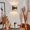 Clarens Applique LED Marrone, Bianco, 1-Luce