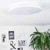 Bergell Plafoniera LED Bianco, 1-Luce