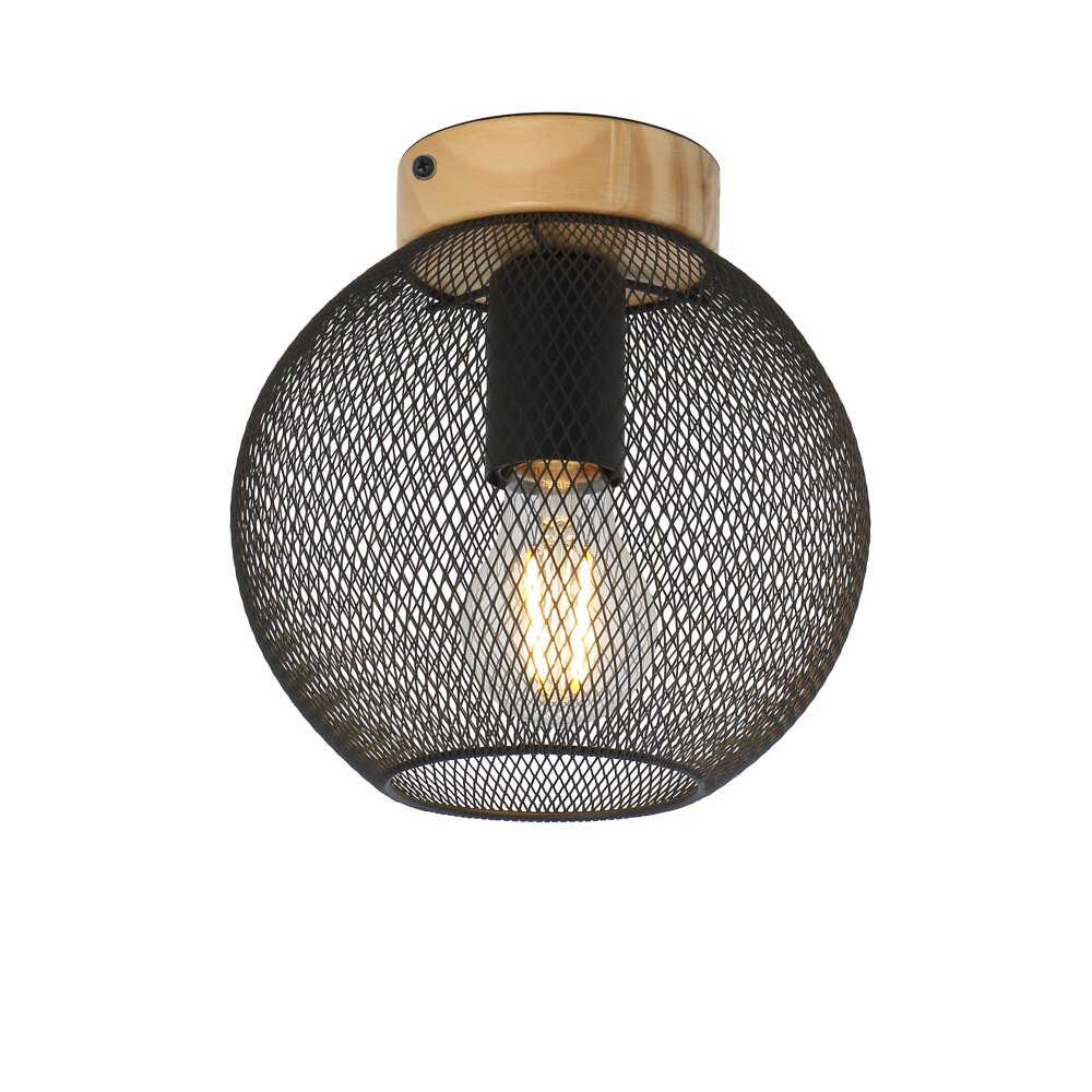 Globo PABLO Plafoniera Nero, 1-Luce main product photo