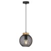Globo PABLO Lampadario a sospensione Nero, 1-Luce