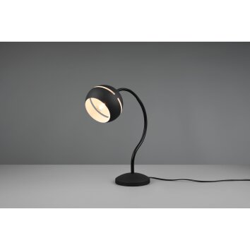 Trio-Leuchten Fletcher Lampada da tavolo Nero, 1-Luce