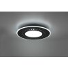 Trio-Leuchten Verus Plafoniera LED Nero, 1-Luce, Telecomando