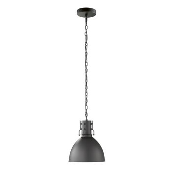 Fischer-Honsel Thor Lampada a Sospensione Nero, 1-Luce