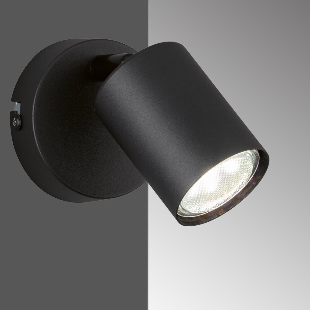 Fischer-Honsel Vano Applique Nero, 1-Luce main product photo