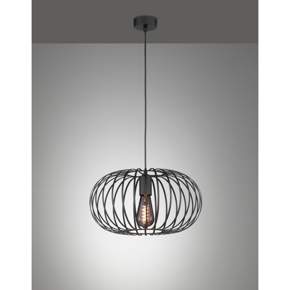 Fischer-Honsel Mocca Lampadario a sospensione Nero, 1-Luce main product photo