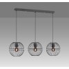 Fischer-Honsel Drops Lampada a Sospensione Nero, 1-Luce