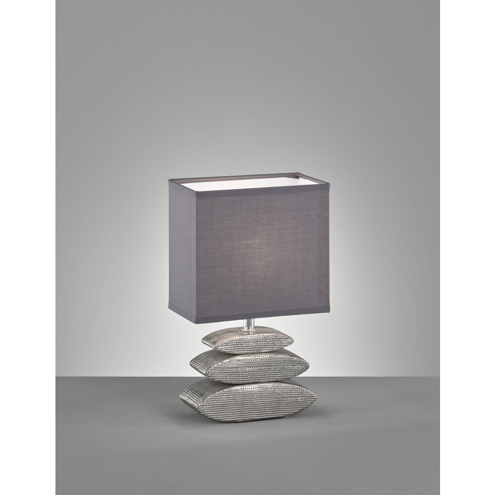 Fischer-Honsel Liner Lampada da tavolo Cromo, 1-Luce