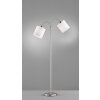 Fischer-Honsel Cozy Lampada da terra Nichel opaco, 2-Luci