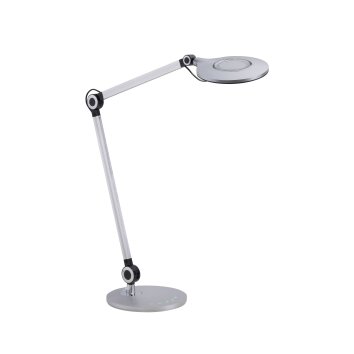 Leuchten-Direkt NIKLAS Lampada da tavolo LED Alluminio, 1-Luce