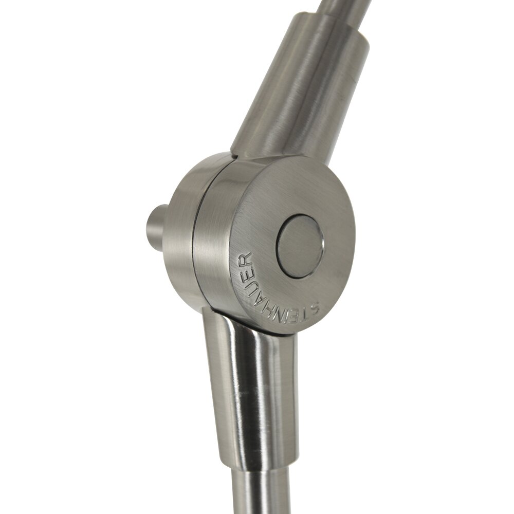 Steinhauer Prestige Chic Lampada da terra Acciaio satinato, 1-Luce