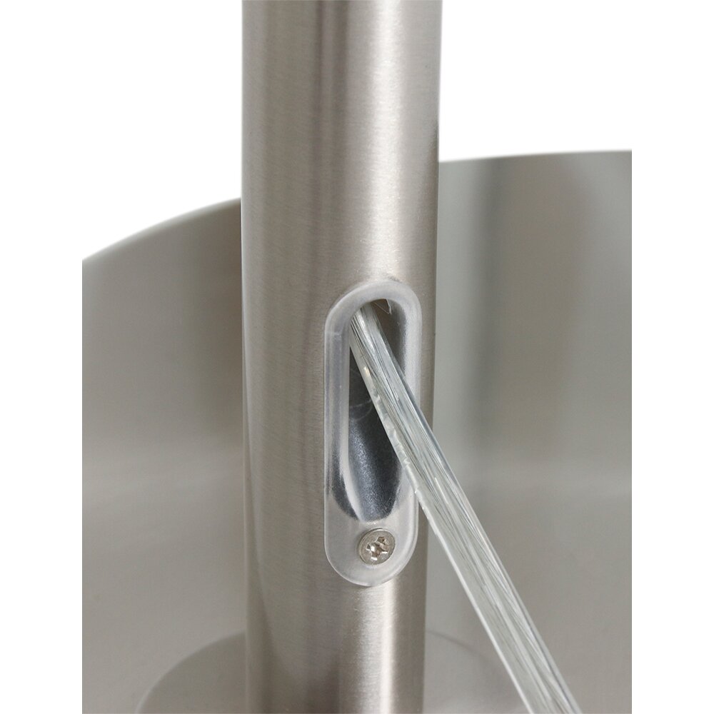 Steinhauer Prestige Chic Lampada da terra Acciaio satinato, 1-Luce