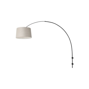 Steinhauer Sparkled Light Applique Nero, 1-Luce