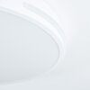 Seewen Plafoniera LED Bianco, 1-Luce, Telecomando