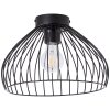 Brilliant Blacky Plafoniera Nero, 1-Luce