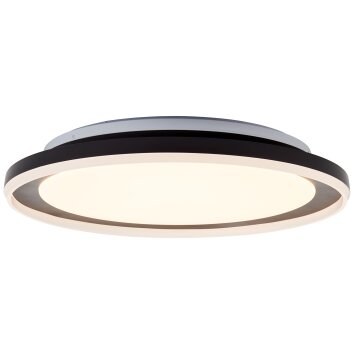 Brilliant Pederson Plafoniera LED Nero, 1-Luce