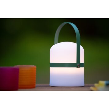 Lucide LITTLEJOE Lampada da tavolo LED Verde, Bianco, 1-Luce