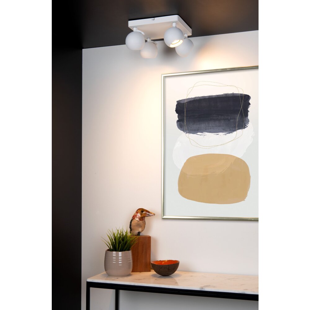 Lucide FAVORI Plafoniera Bianco, 4-Luci main product photo