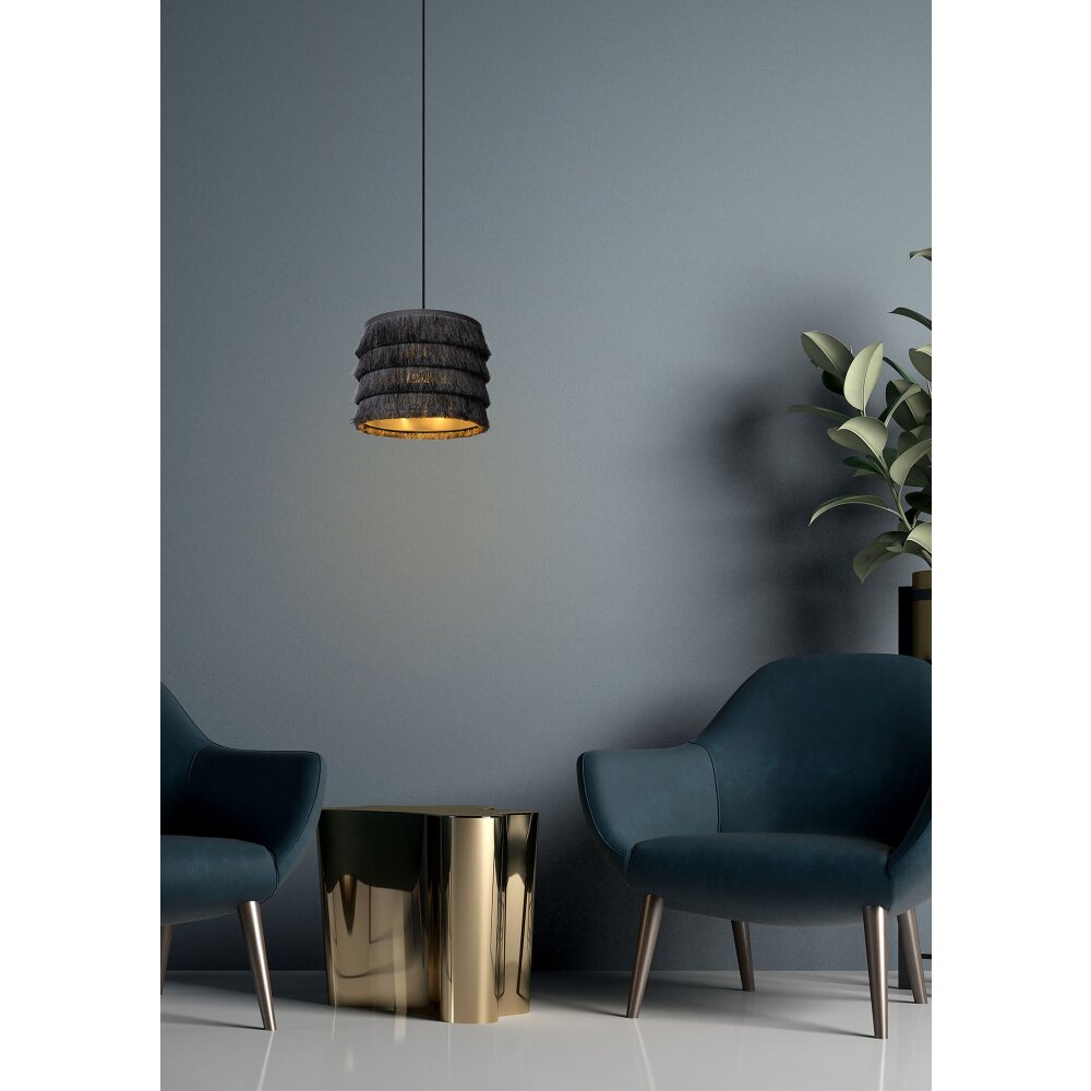 Lucide TOGO Lampada a Sospensione Nero, 1-Luce main product photo