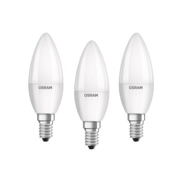 Osram LED E14 5,7 Watt 2700 Kelvin 470 Lumen Confenzione da 3