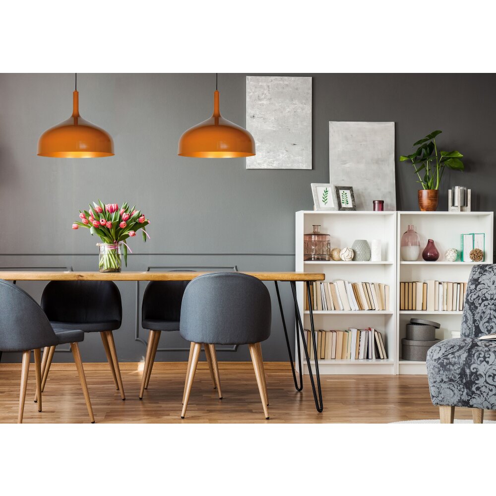 Lucide ROZALLA Lampada a Sospensione Giallo, 1-Luce