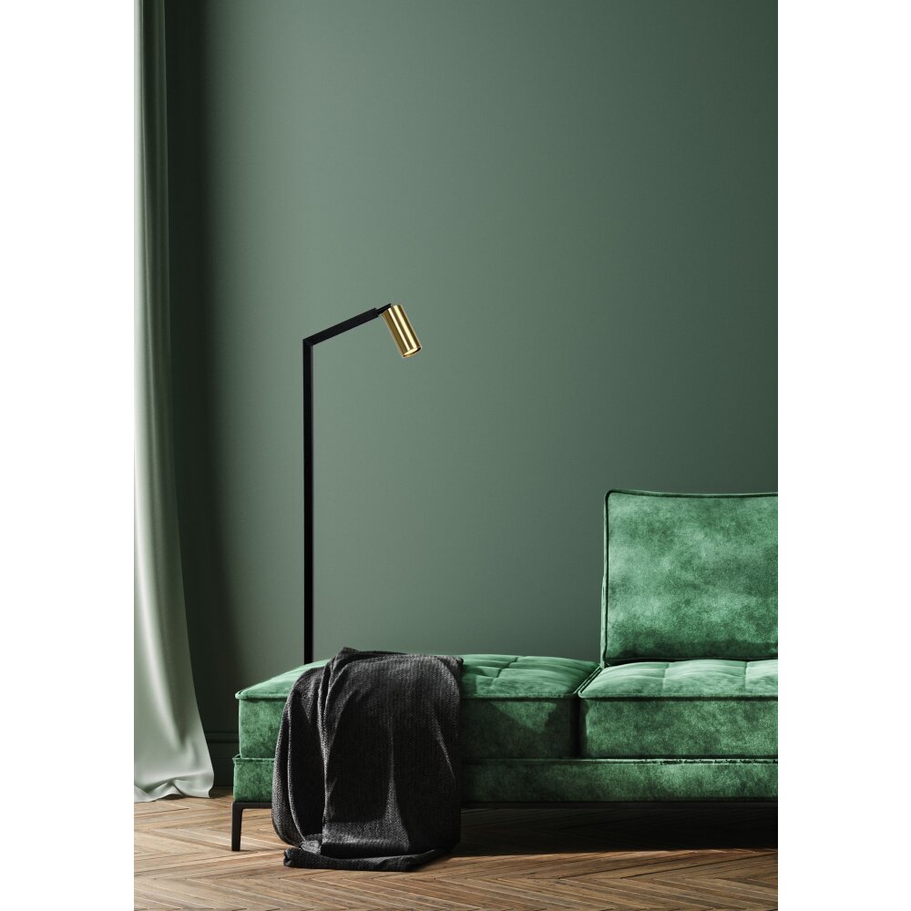 Lucide SYBIL Lampada da terra Nero, 1-Luce main product photo