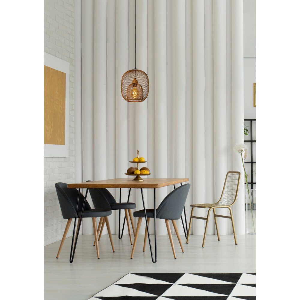 Lucide JERREL Lampada a Sospensione Marrone, 1-Luce main product photo