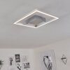 Buren Plafoniera LED Nichel opaco, 1-Luce