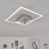 Buren Plafoniera LED Nichel opaco, 1-Luce