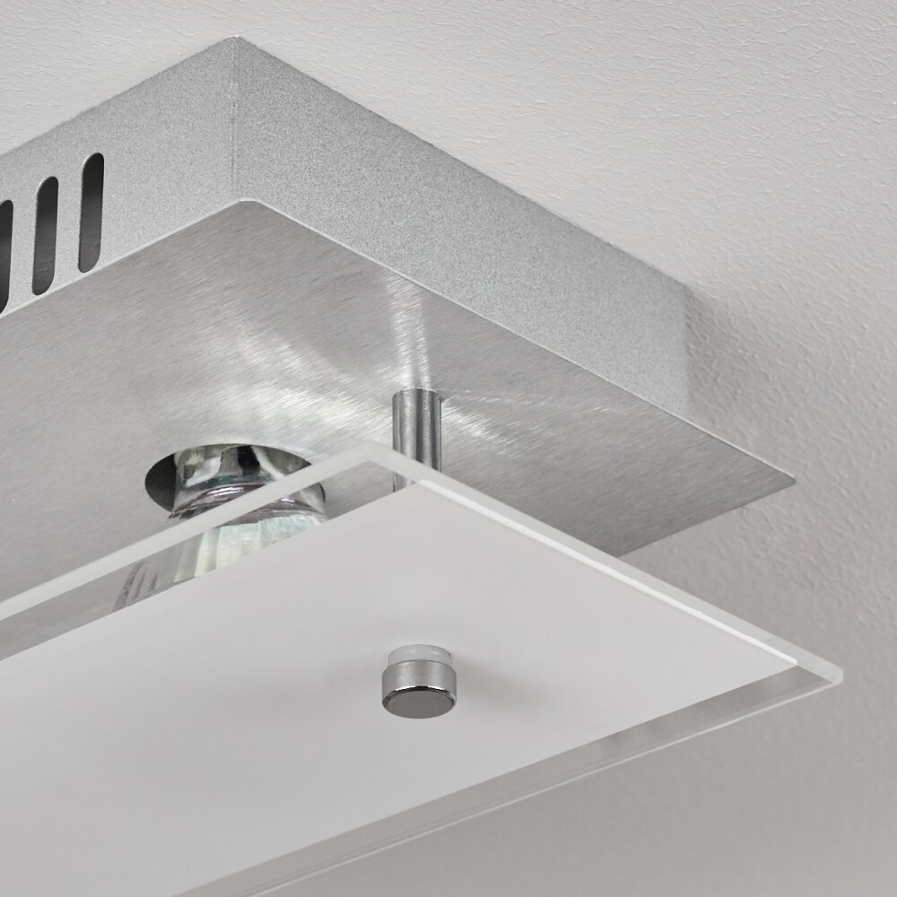 Liestal Plafoniera LED Nichel opaco, 2-Luci